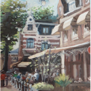 PLEIN AIR STADSGEZICHT HILVERSUM- Meddens
